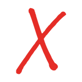 Illustration of Cross Mark