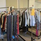 Business Boutique Clothes Hanging On Racks